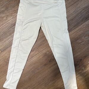 Cream Leggings